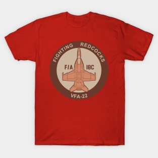 VFA-22 Fighting Redcocks - F/A-18 T-Shirt